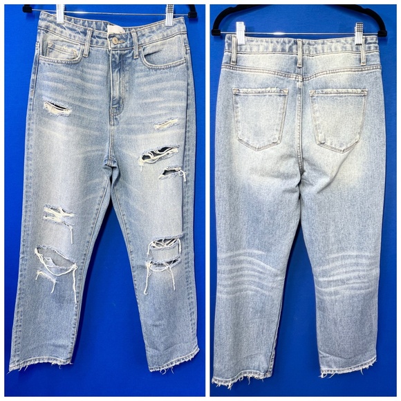 👖|•VERVET•| Cool Distressed Summer Jeans Size 27👖 - Picture 1 of 13